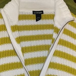 Lane Bryant 18-20 Zip up Sweater Stripes